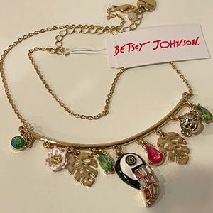 Betsey Johnson tropical necklace
